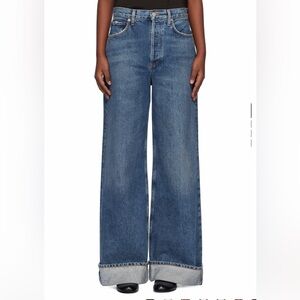 AGOLDE Dame Blue Denim Jeans 👖